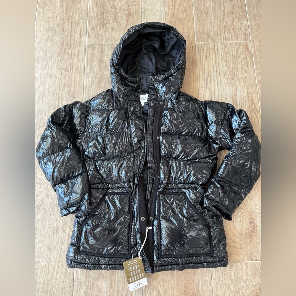 NWT Gap Primaloft Down Alternative Shiny Puffer J… - image 4